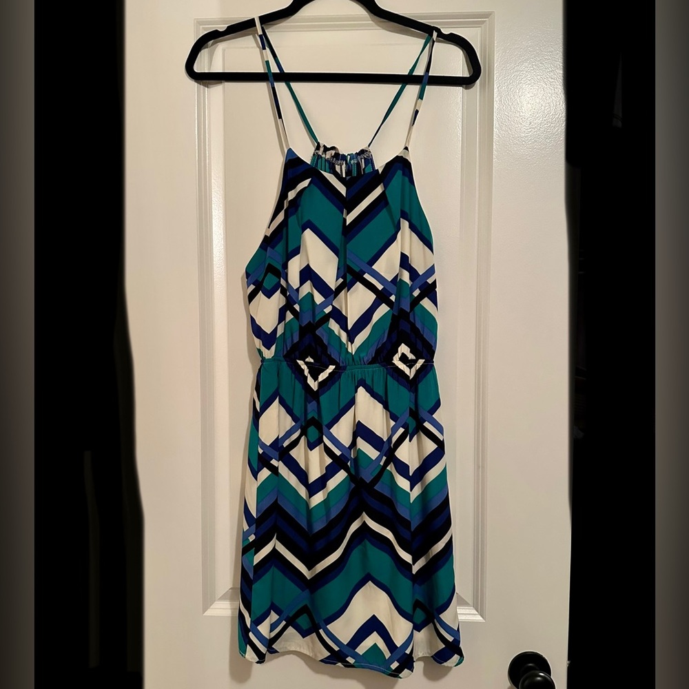 High neck dress